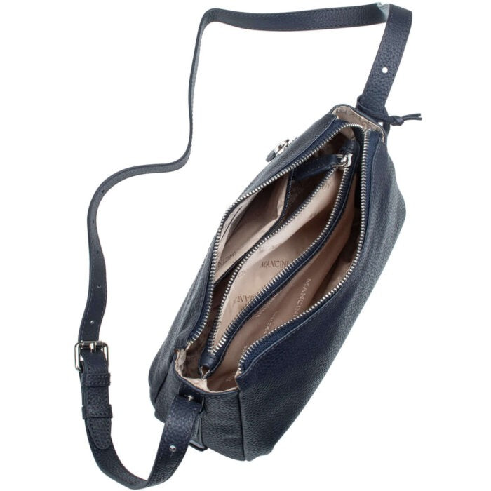 Mancini Pebbled Charlize Crossbody Bag 10