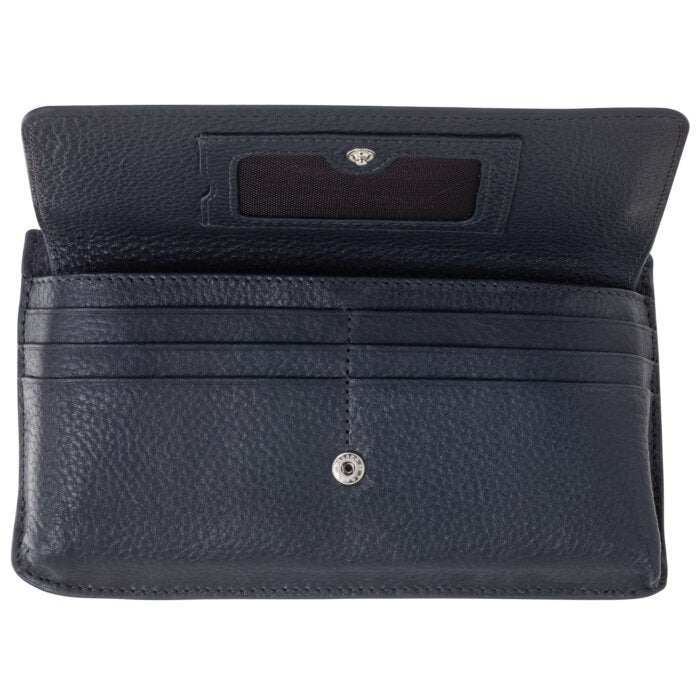 Mancini Pebbled Ladies RFID Crossbody Wallet 14