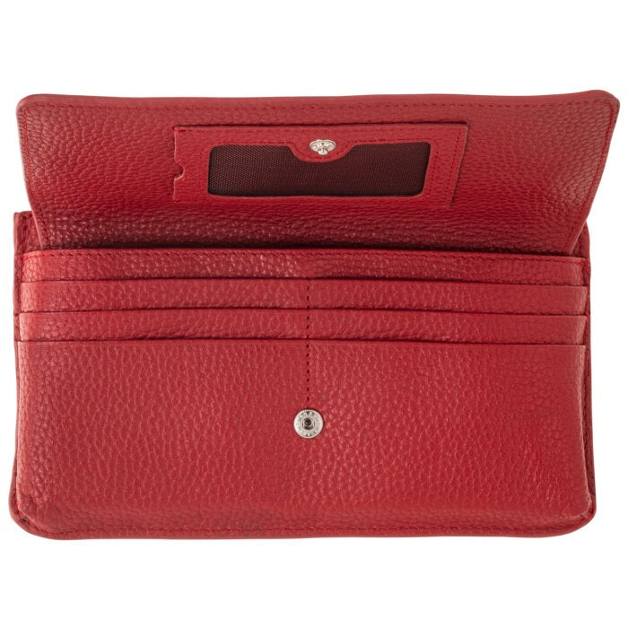 Mancini Pebbled Ladies RFID Crossbody Wallet 9