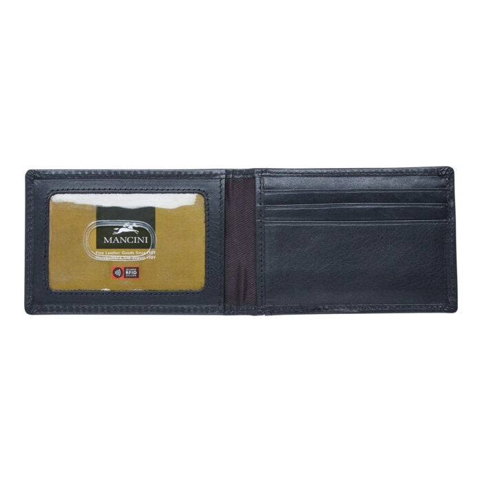 MANCINI Boulder Men’s RFID Secure Wallet with Removable Passcase & Coin Pocket 10