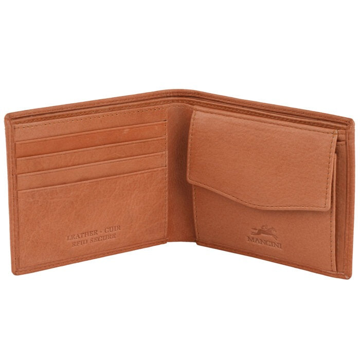 MANCINI Bellagio RFID Billfold with Coin Pocket 7
