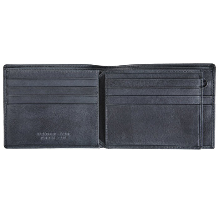MANCINI Bellagio Center Wing RFID Wallet with Coin Pocket 15