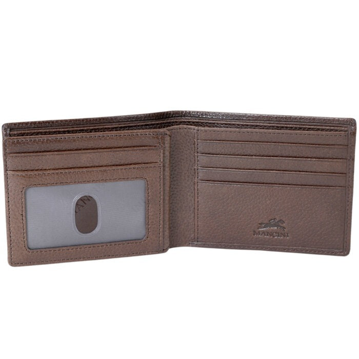 MANCINI Fifth Avenue RFID Secure Center Wing Billfold 6