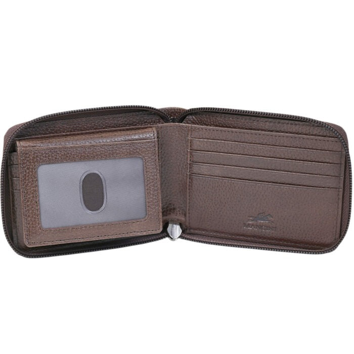 MANCINI Fifth Avenue RFID Zippered Billfold with Removable Passcase 4