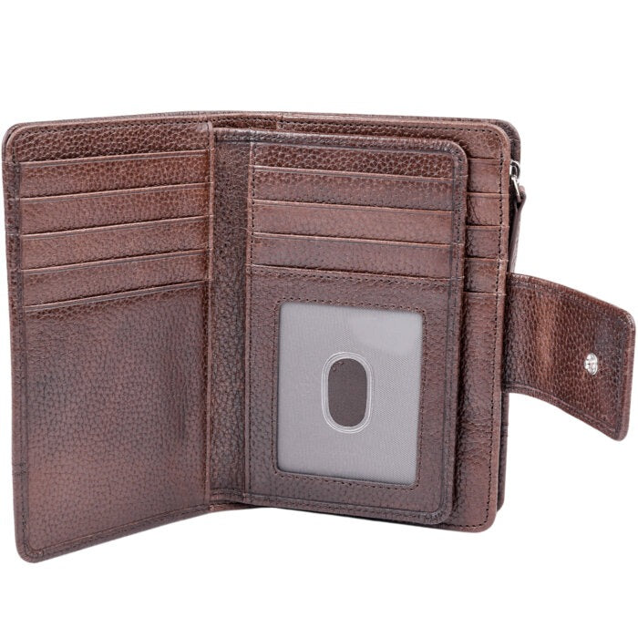 Mancini Fifth Avenue RFID Secure Medium Clutch Wallet 13