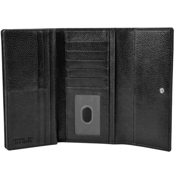 Mancini Fifth Avenue RFID Secure Quad Fold Wallet 29