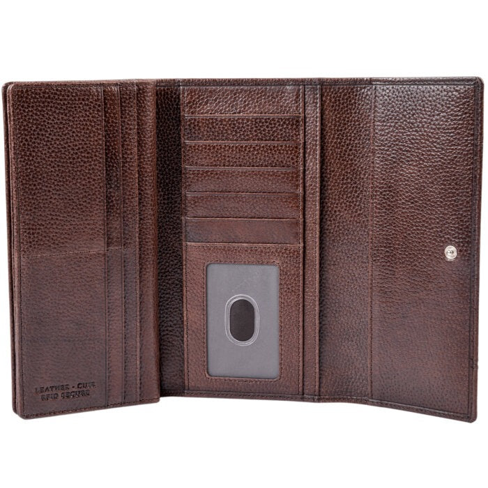 Mancini Fifth Avenue RFID Secure Quad Fold Wallet 26
