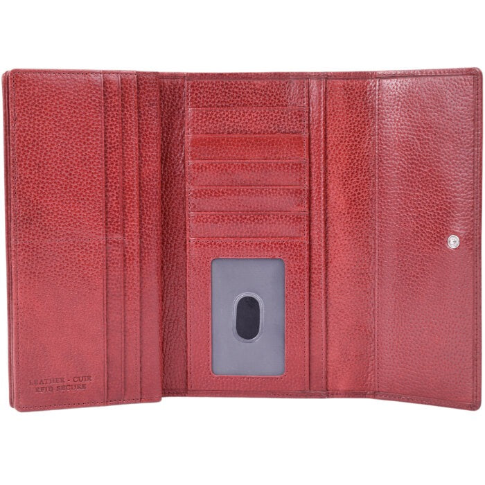 Mancini Fifth Avenue RFID Secure Quad Fold Wallet 10