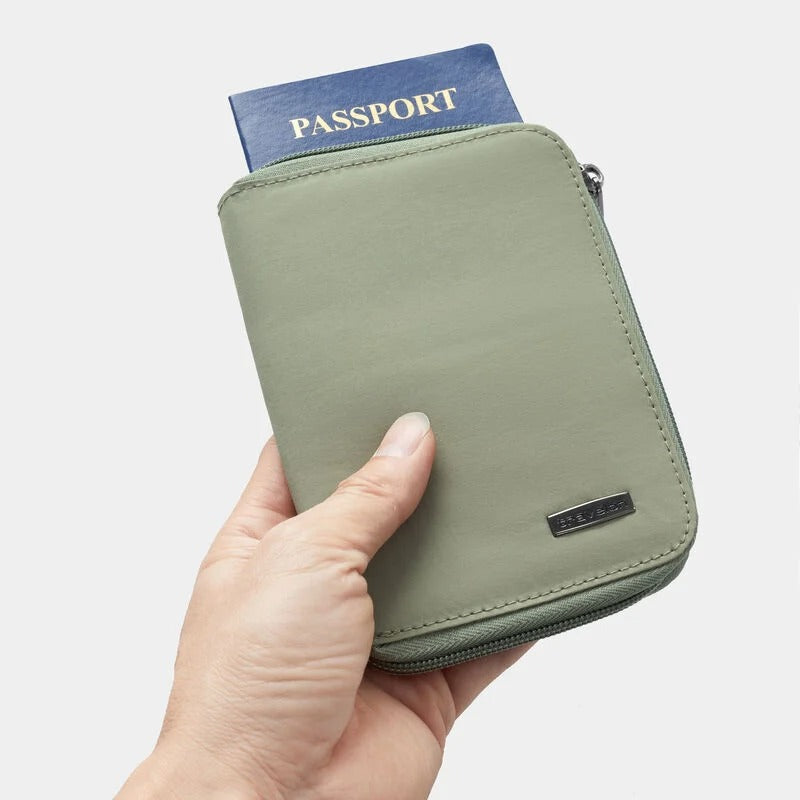 Travelon RFID Blocking Passport Zip Wallet 21