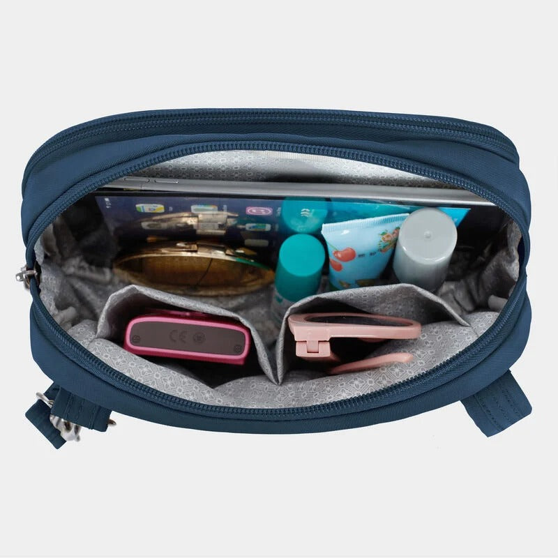 Travelon Runways Anti-Theft Double Compartment Crossbody 20