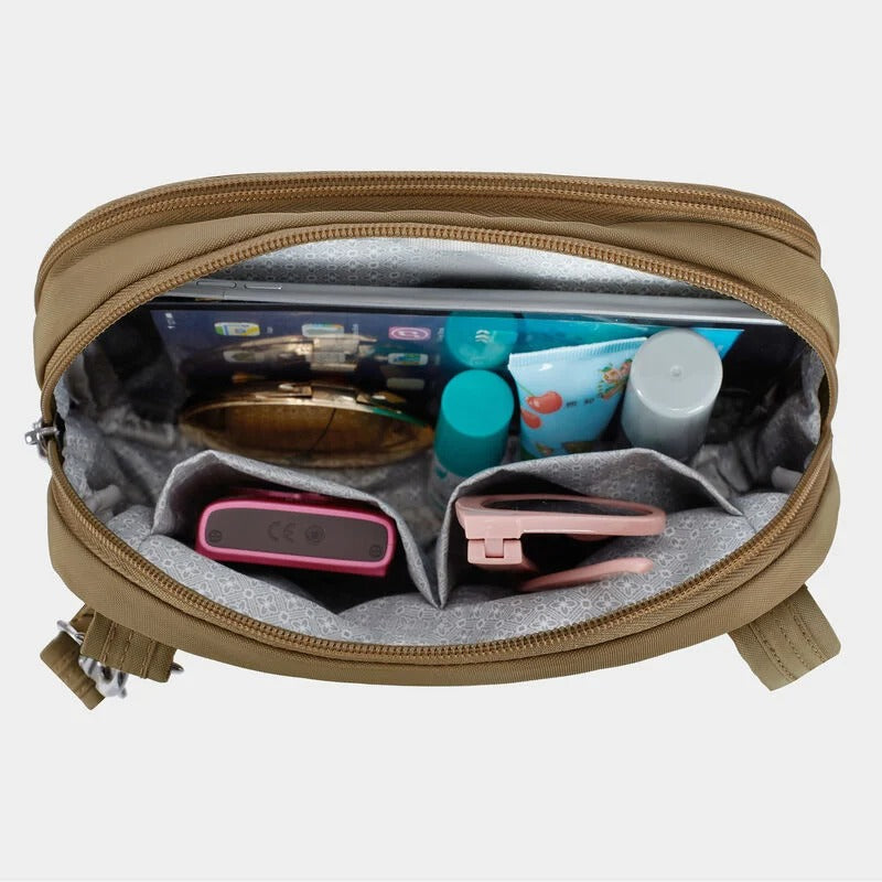 Travelon Runways Anti-Theft Double Compartment Crossbody 57