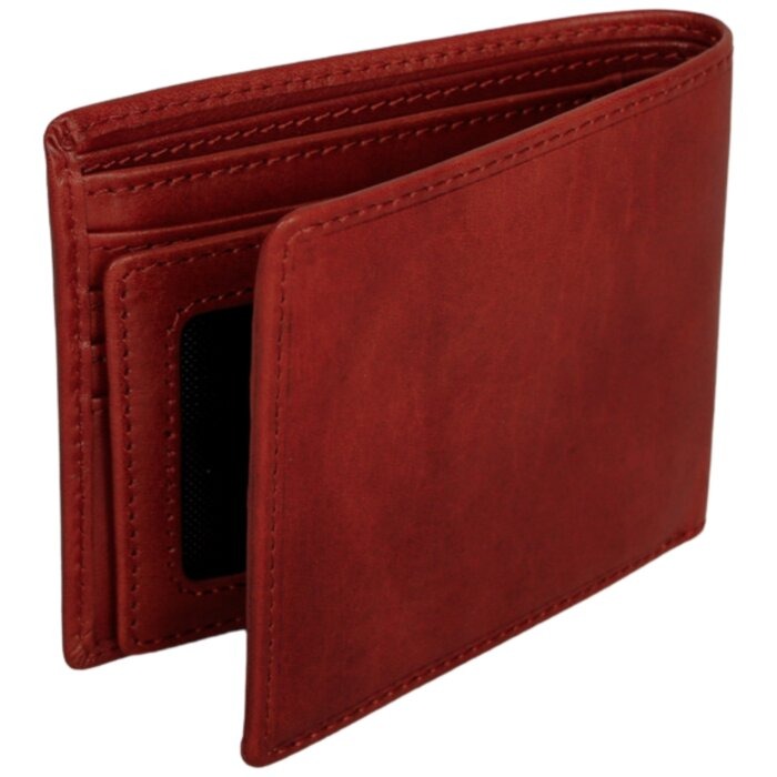 Mancini Pelle D’oro RFID Secure Center Wing Billfold 6