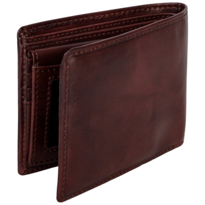 Mancini Pelle D’oro RFID Secure Left Wing Billfold 13