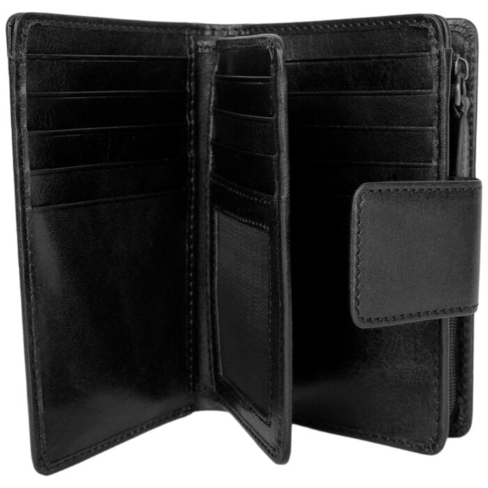 Mancini Pelle D’oro RFID Secure Medium Clutch Wallet 20