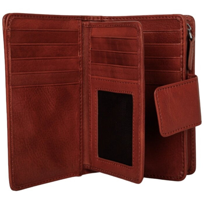 Mancini Pelle D’oro RFID Secure Medium Clutch Wallet 9