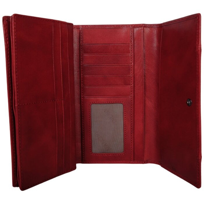 Mancini Pelle D’oro RFID Secure Quad Fold Wallet 22