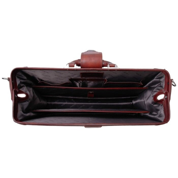 MANCINI Pelle D’Oro Litigator Briefcase 14