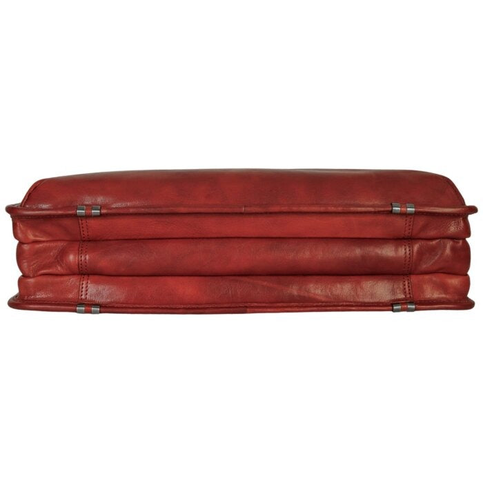 Mancini Pelle D’oro Triple Compartment 15.6” Laptop / Tablet Briefcase 8