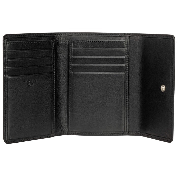 Mancini Basket Weave RFID Secure Medium Clutch Wallet 11