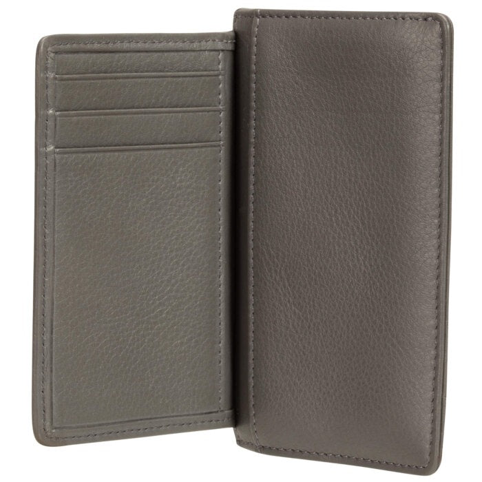 Mancini Basket Weave RFID Secure Card Case and Coin Pocket 10