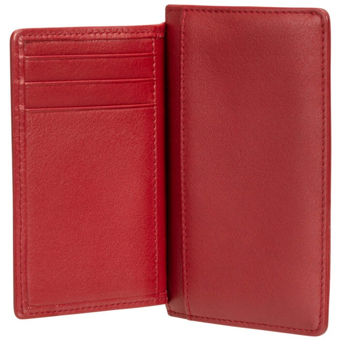 Mancini Basket Weave RFID Secure Card Case and Coin Pocket 7