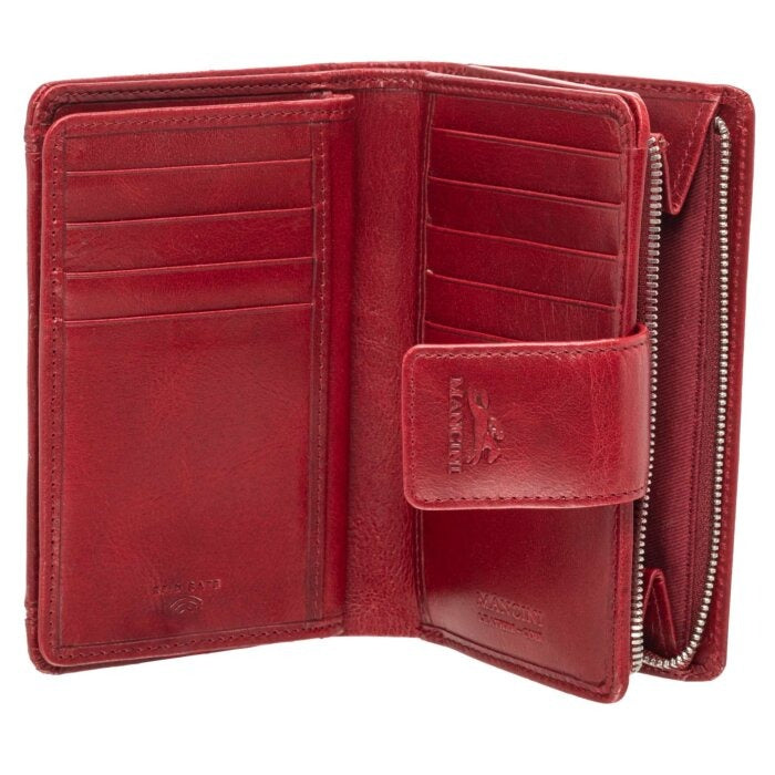 Mancini South Beach RFID Secure Medium Clutch Wallet 16