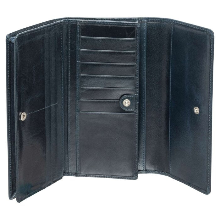 Mancini South Beach RFID Secure Quadruple Fold Wallet 32