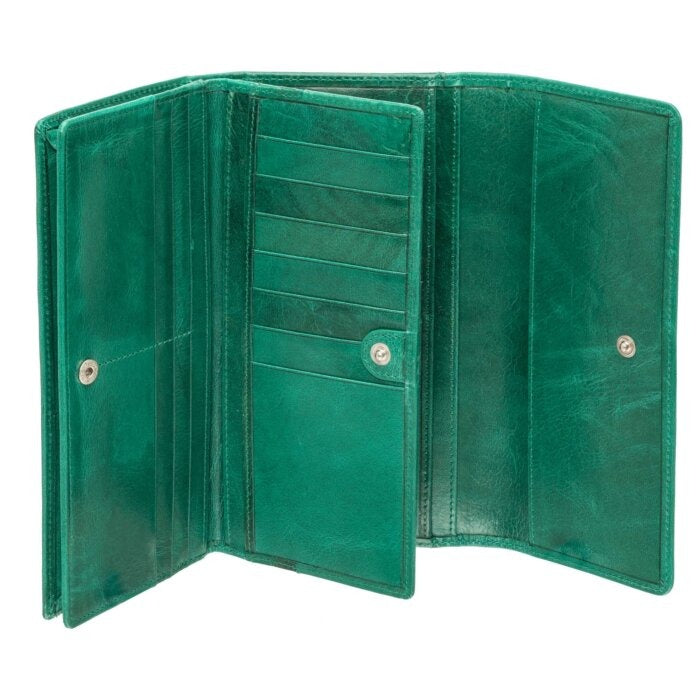 Mancini South Beach RFID Secure Quadruple Fold Wallet 29