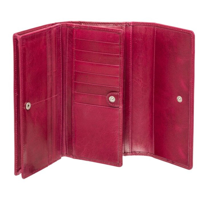 Mancini South Beach RFID Secure Quadruple Fold Wallet 22