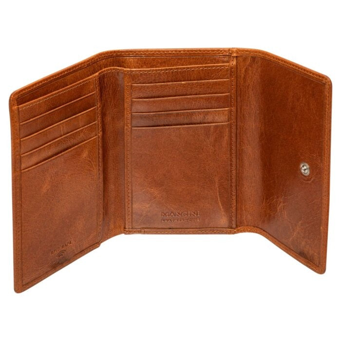 Mancini South Beach RFID Secure Medium Clutch Wallet 8