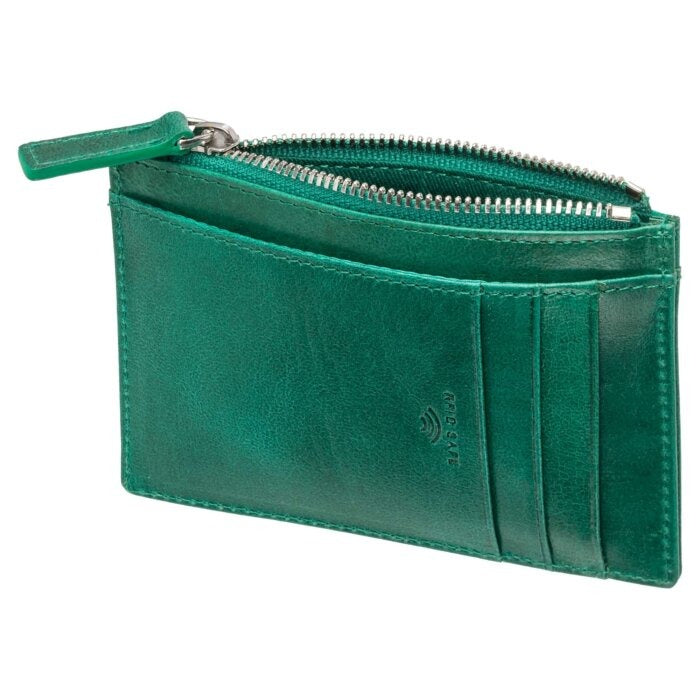 Mancini South Beach RFID Secure Card Case and Coin Pocket 19