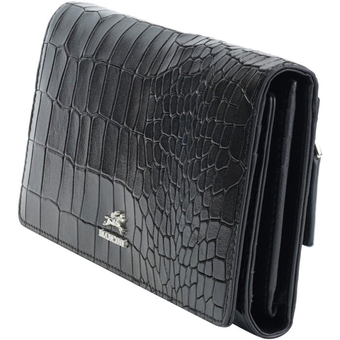 Mancini Croco2 Women’s Trifold Wallet 19