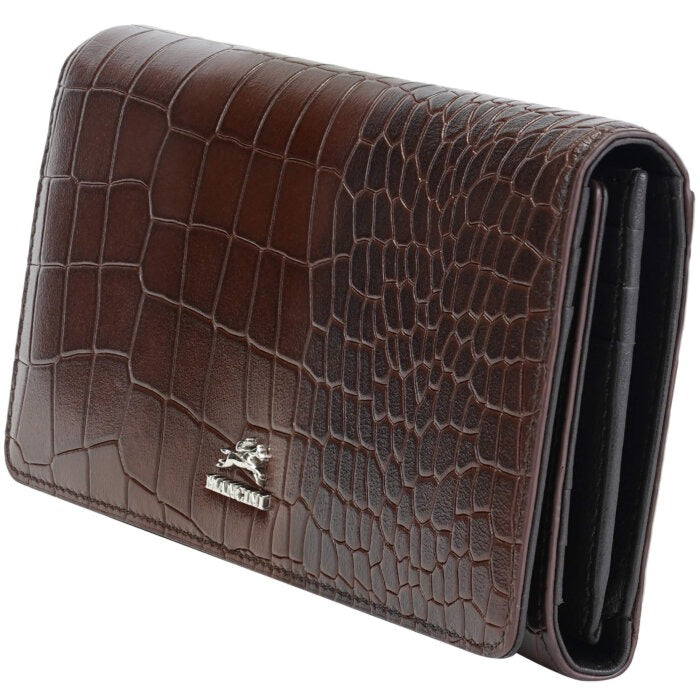 Mancini Croco2 Women’s Trifold Wallet 9