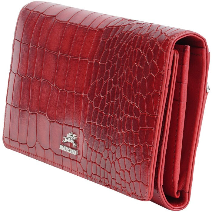 Mancini Croco2 Women’s Trifold Wallet 25