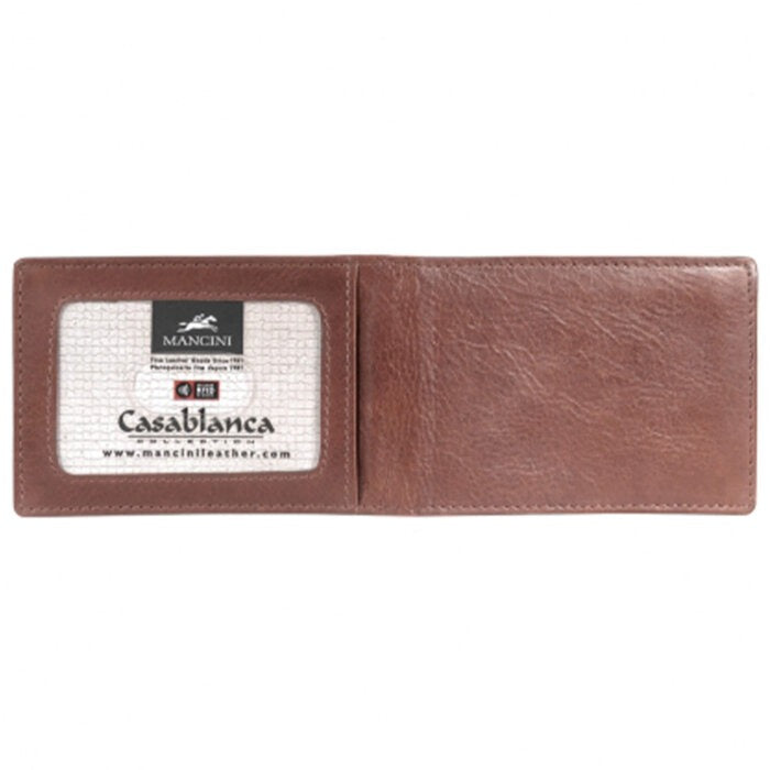 MANCINI Casablanca Men’s Billfold with Removable Passcase 17