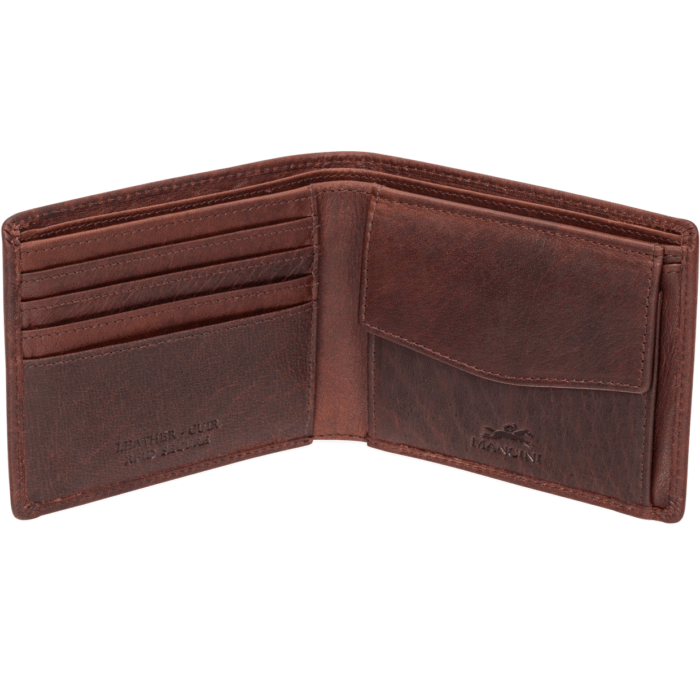 MANCINI Buffalo RFID Secure Wallet with Coin Pocket 11