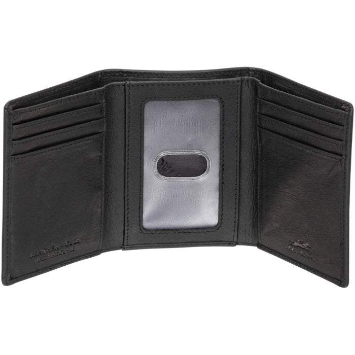 MANCINI Buffalo RFID Secure Trifold Wallet 6