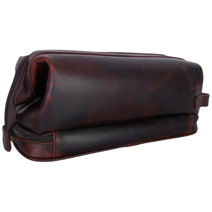 MANCINI Buffalo Classic Toiletry Kit with Zippered Organizer 9