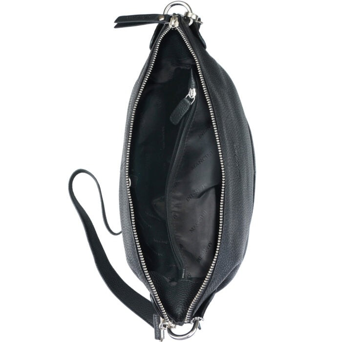 Mancini Pebbled Susan Crossbody Hobo 8