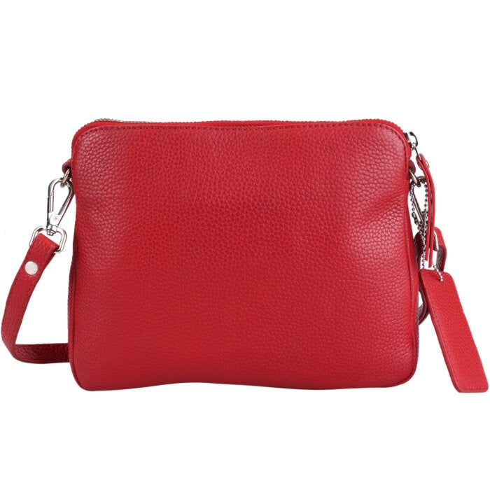 MANCINI Pebbled Valerie Small Crossbody Bag 3