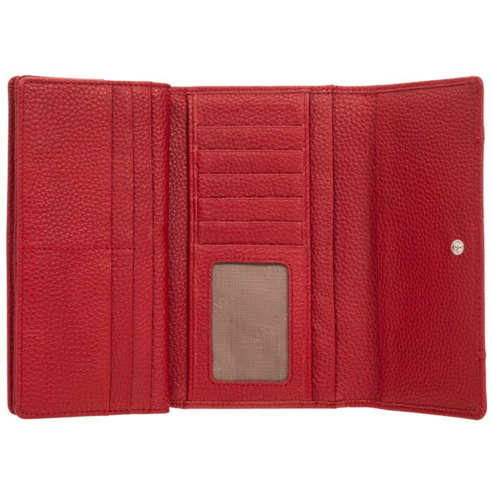 Portefeuille Mancini en cuir à trois volets (édition grainée) 21