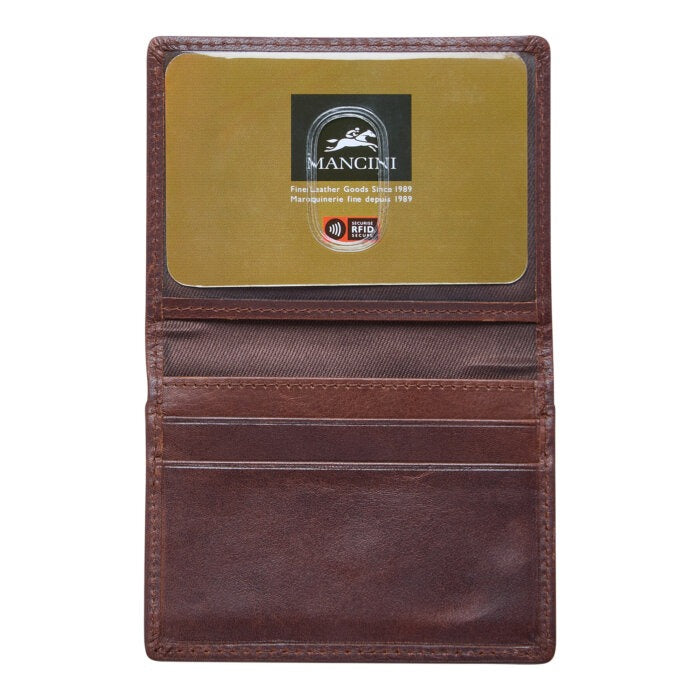 MANCINI Boulder Men’s RFID Secure Billfold with Removable Passcase 12