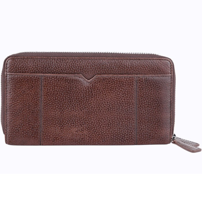 Mancini Fifth Avenue RFID Secure Double Zipper Wallet 17