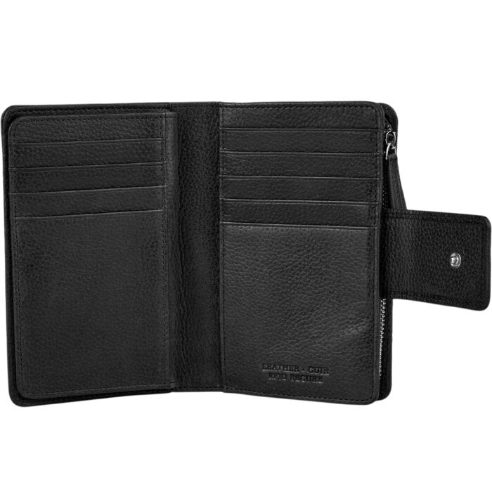 Mancini Fifth Avenue RFID Secure Medium Clutch Wallet 6