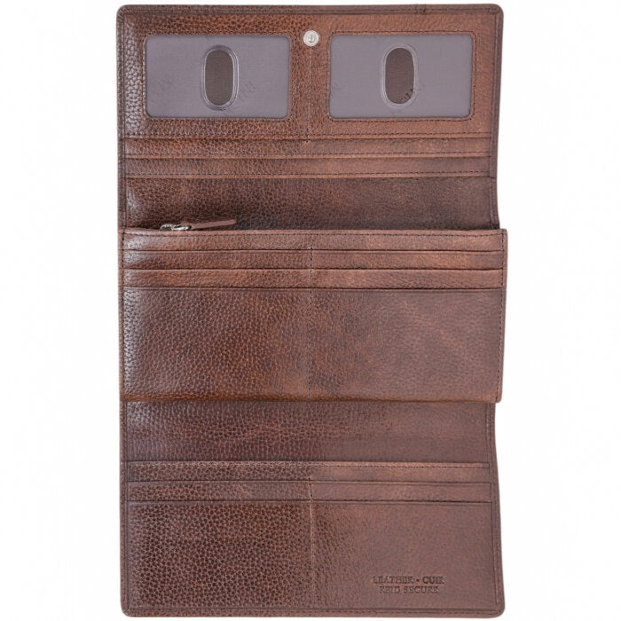 Mancini Fifth Avenue RFID Secure Trifold Wallet 20