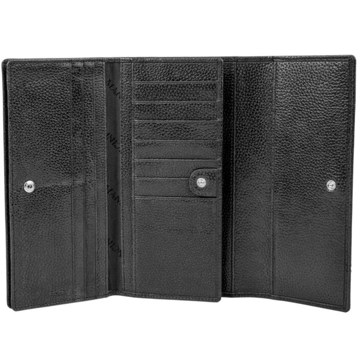 Mancini Fifth Avenue RFID Secure Quad Fold Wallet 30