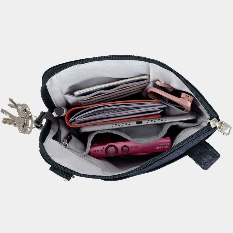 Travelon Anti-Theft Classic Slim Double Zip Crossbody 59