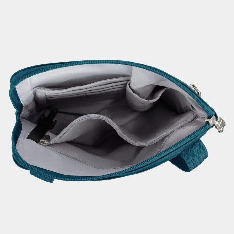Travelon Anti-Theft Classic Slim Double Zip Crossbody 24