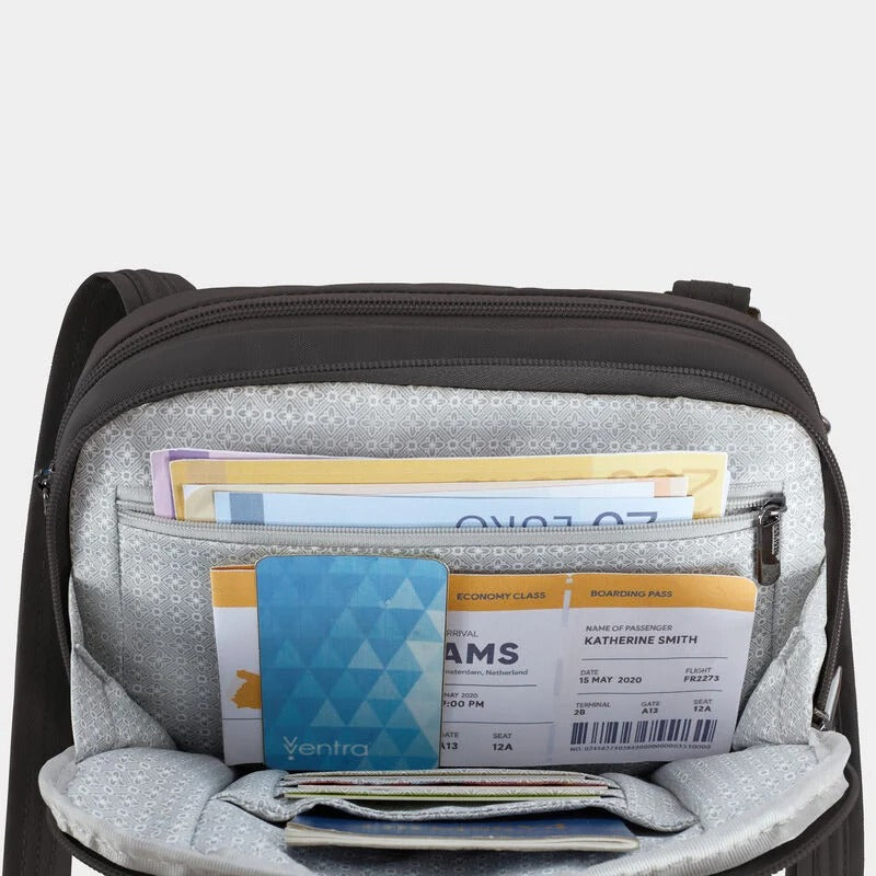 Travelon Runways Anti-Theft Double Compartment Crossbody 74