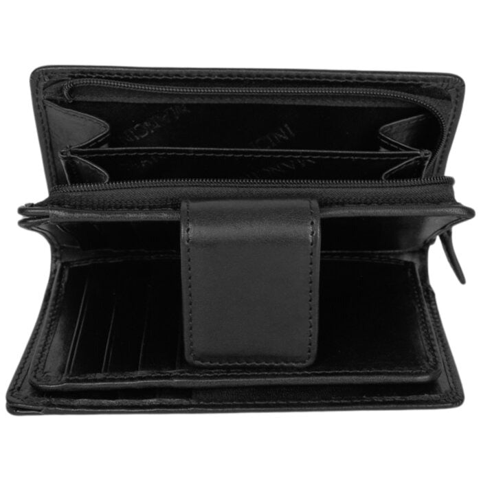 Mancini Pelle D’oro RFID Secure Medium Clutch Wallet 21